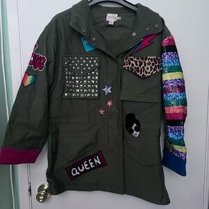 Alice + Olivia Multicolor Embellished Jacket
